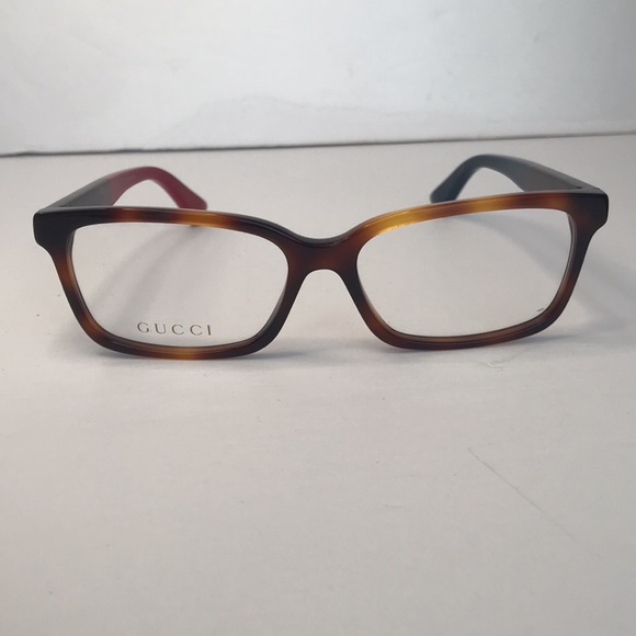 New Authentic - Gucci GG0168O 008 Rectangle Eyeglasses - Picture 3 of 16